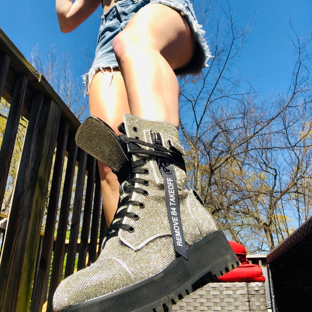 Billionaire bling boot